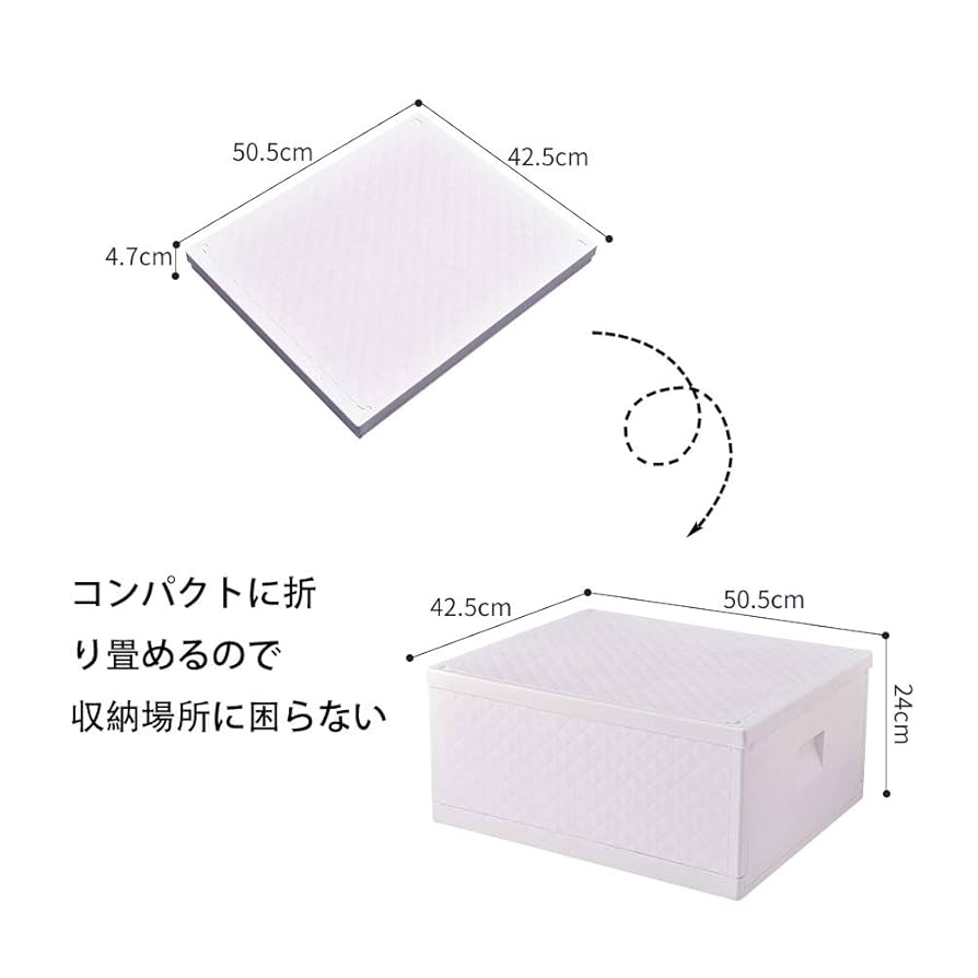 大特価‼️折り畳み 収納ボックス <3個セット＞ ふた付き おしゃれ⭐️ Amazon｜TelCormik 折り畳み 収納ボックス <3個セット＞ ふた